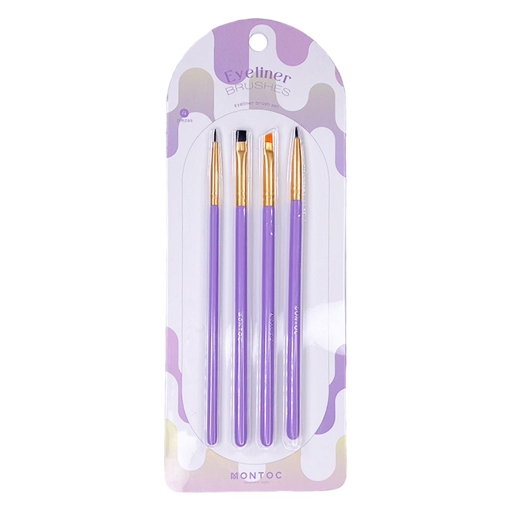 Kit De Brochas De Delineado Eyeliner Brushes Montoc