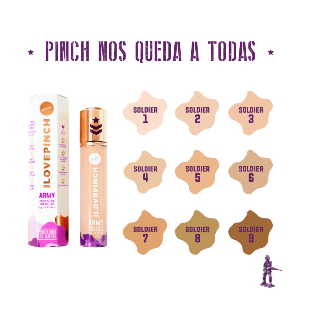 Corrector De Ojeras Army Soldier I Love Pinch #9 Corrector De Ojeras Army Soldier I Love Pinch #9