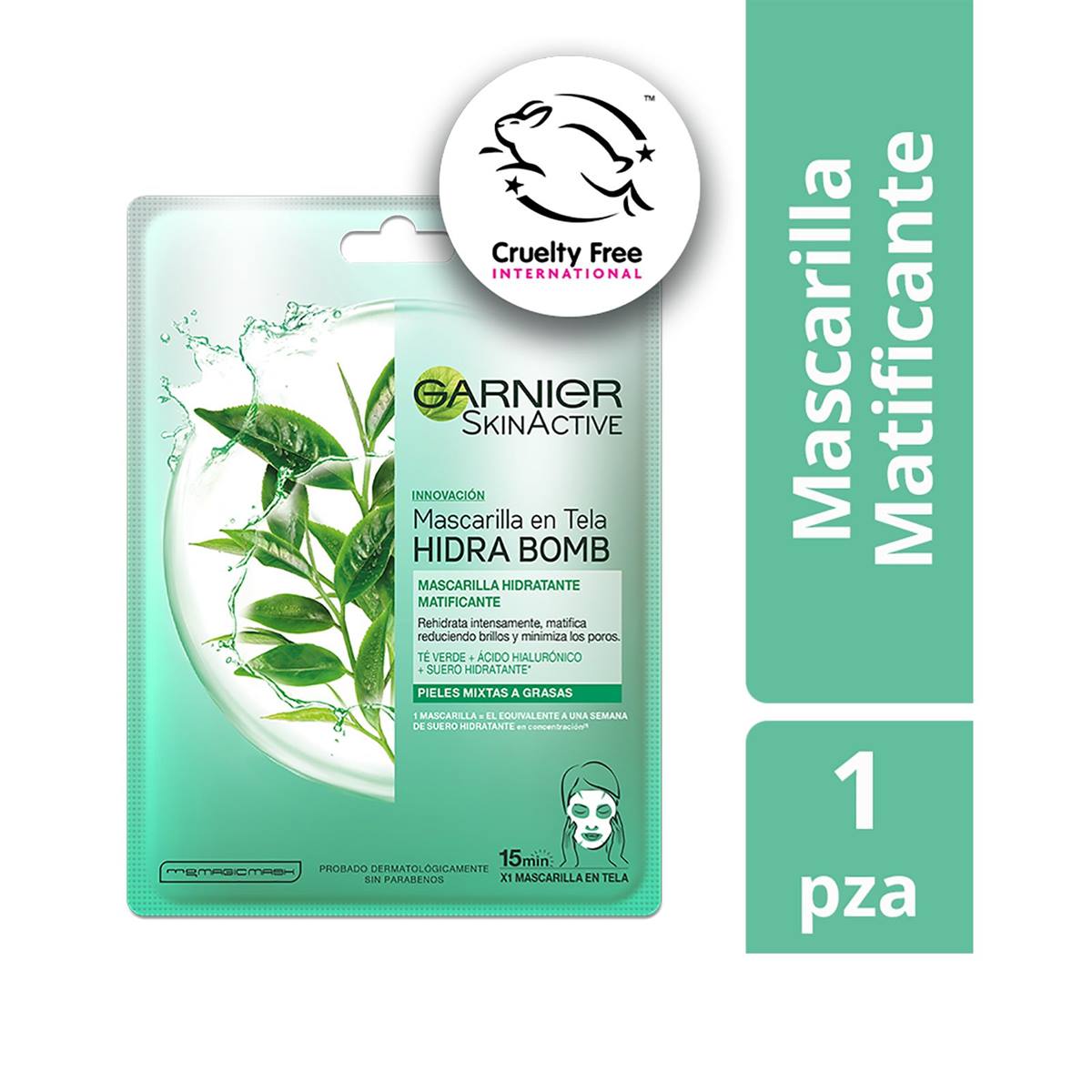 Marcarilla Garnier Skin Active Hidra Bomb