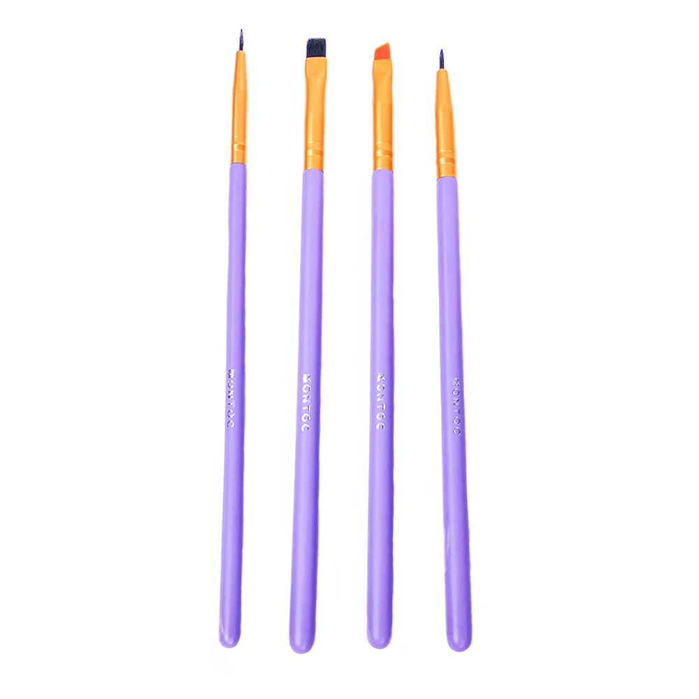 Kit De Brochas De Delineado Eyeliner Brushes Montoc