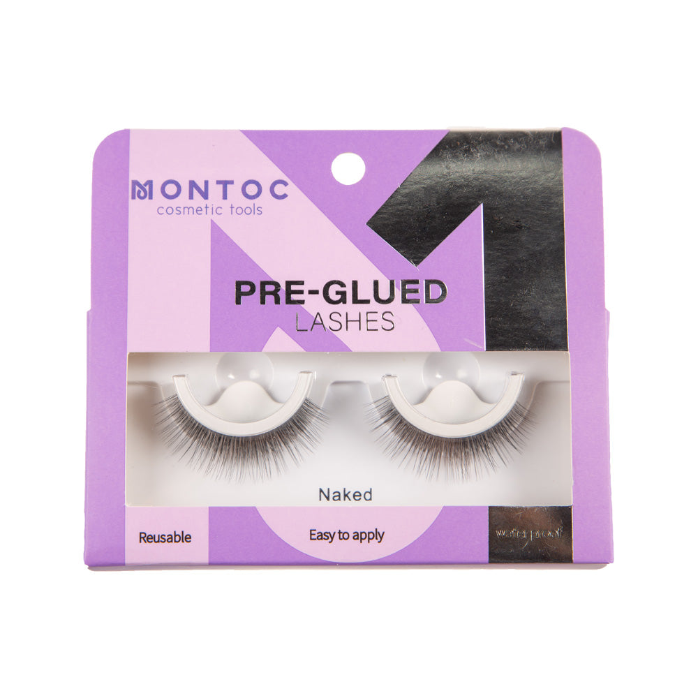 Pestañas Pre-Glued Naked Montoc