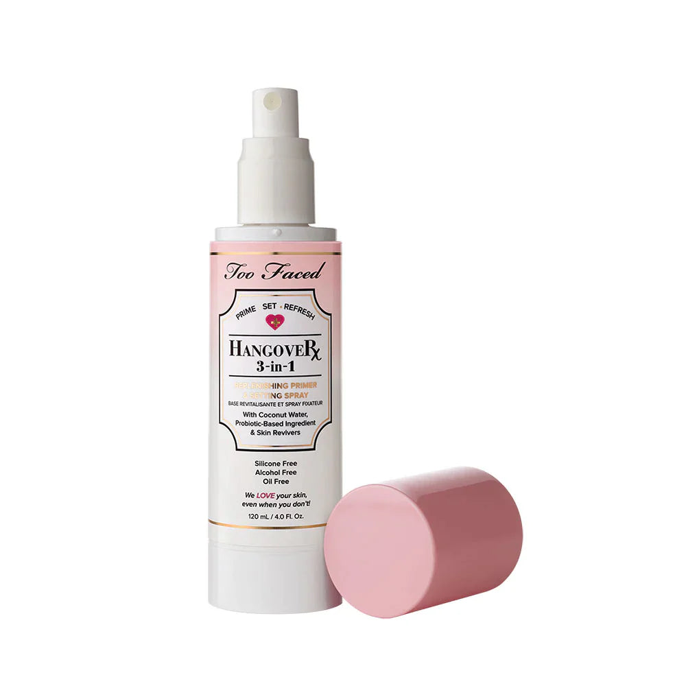 Too Faced Too Faced Hangover 3-in-1 Primer & Setting Spray | ¡La Fórmula Revolucionaria que lo Hace Todo!
