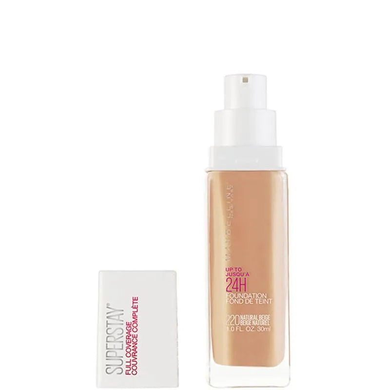 Base Super Stay Maybelline 24H Cobertura Full que desafía el tiempo!