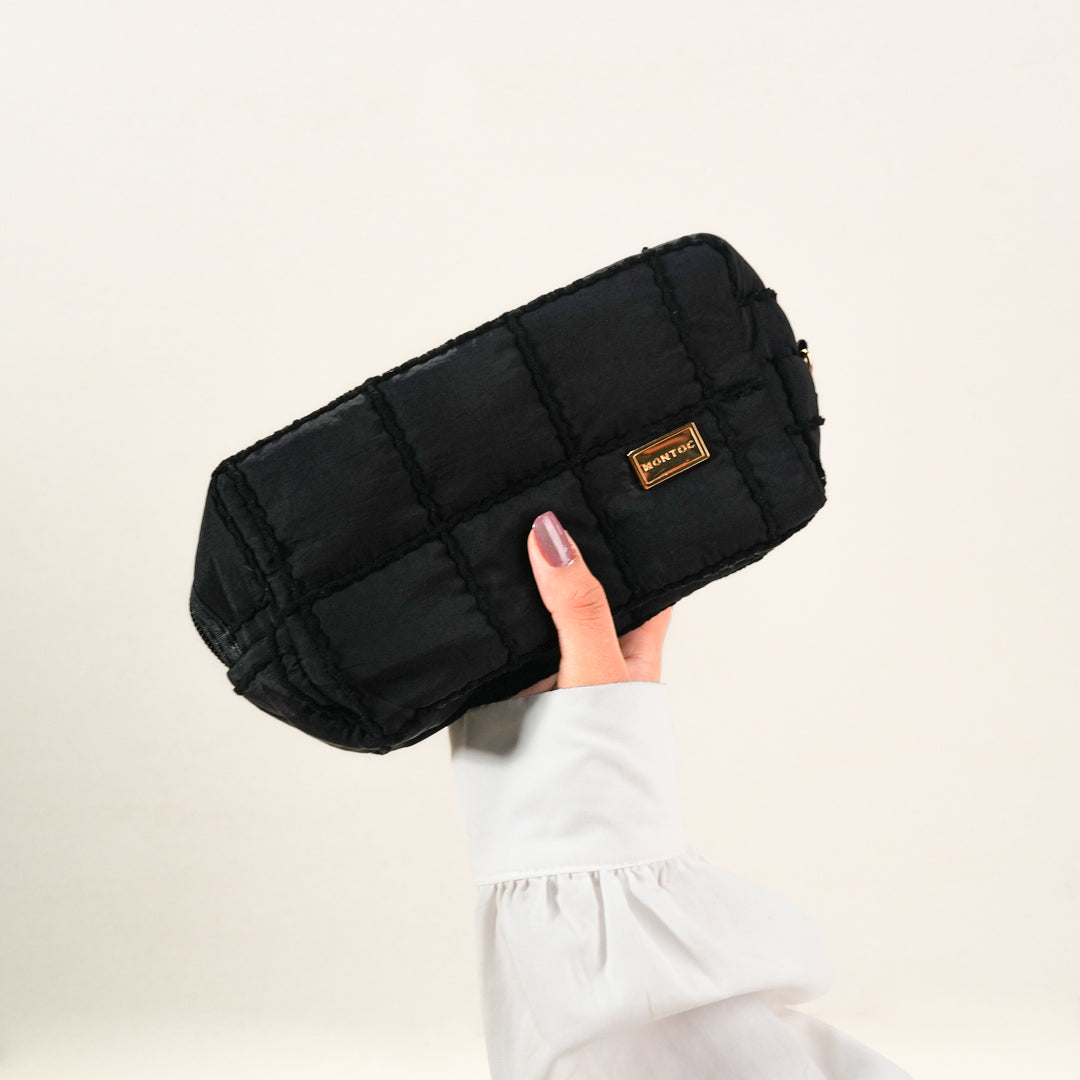 Cosmetiquera Montoc en tela exterior MNO160