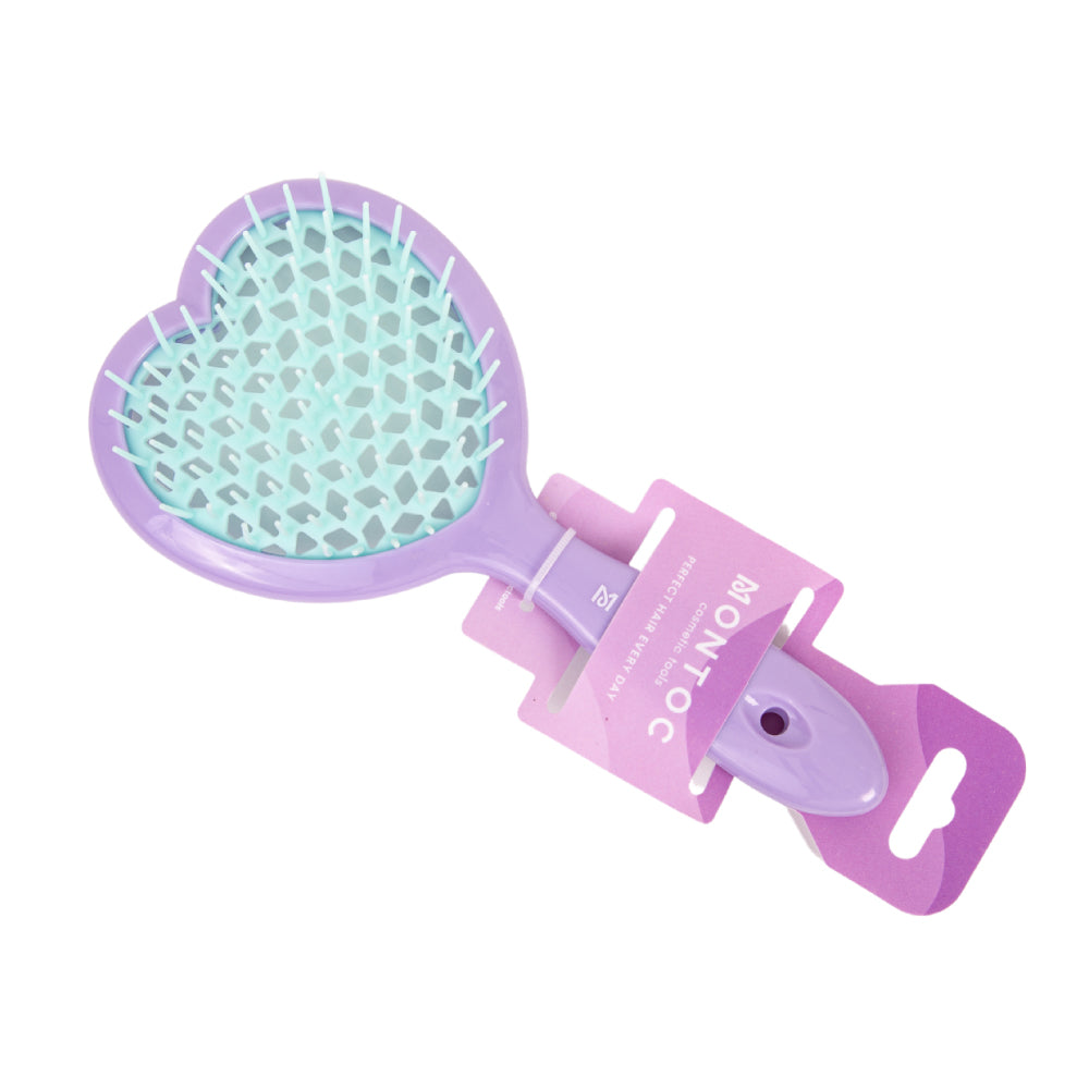 Cepillo Corazón Morado Montoc