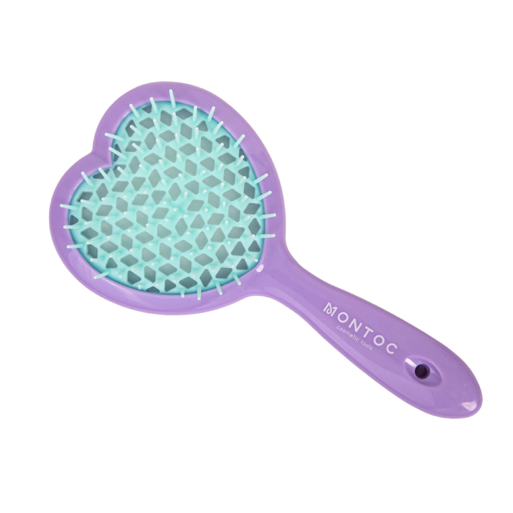 Cepillo Corazón Morado Montoc