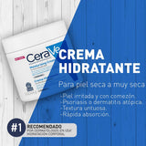 Cerave Crema Hidratante con 3 ceramidas esenciales X 453 G Cerave Crema Hidratante con 3 ceramidas esenciales X 453 G