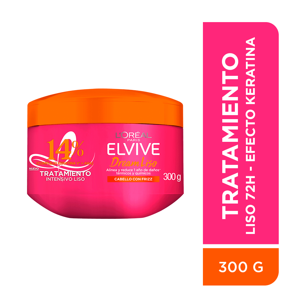Tratamiento Dream liso72H 300G Elvive Loreal