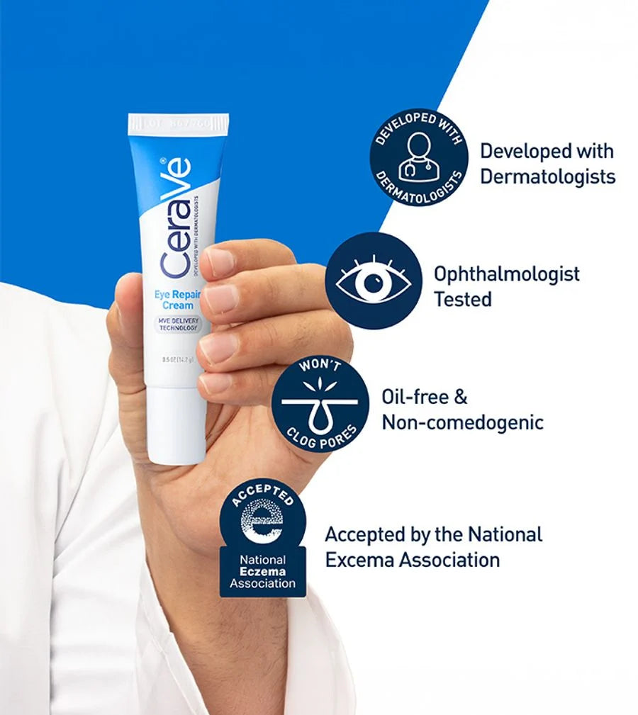 Crema reparadora para contorno de ojos Cerave 14.2G