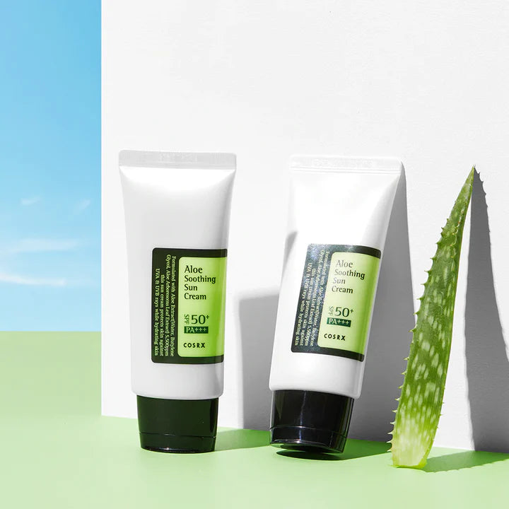 Protector solar Aloe Soothing Sun Cream SPF 50+ Cosrx 50 ml
