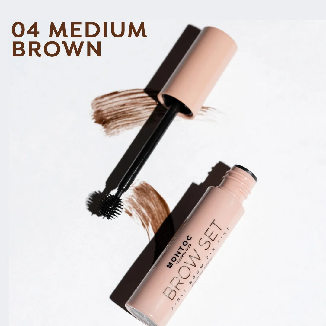 FIJADOR CON COLOR PARA CEJAS MONTOC BROW SET