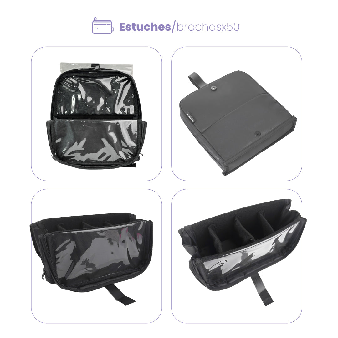 Kit profesional de brochas Montoc x 50 piezas