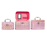 Maleta Neceser X 3 Destellos Rosa Montoc Maleta Neceser X 3 Destellos Rosa Montoc