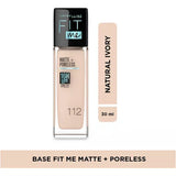 Base Fit Me Matte + Poreless Foundation Maybelline Base Fit Me Matte + Poreless Foundation Maybelline