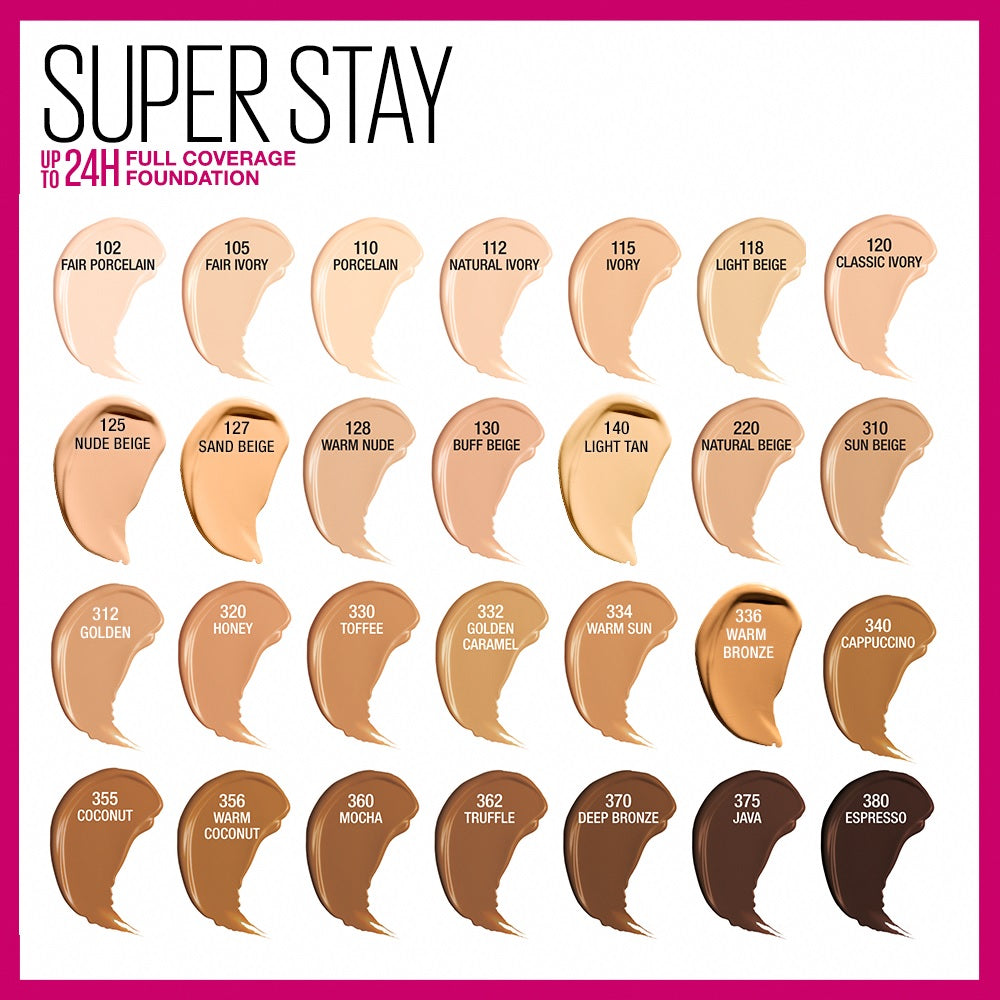 Base Super Stay Active Wear Maybelline 30H