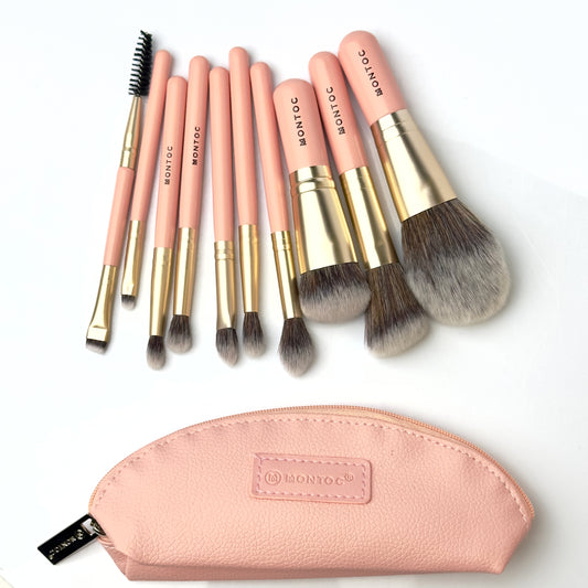 Kit De Brochas viajero x 10 Montoc