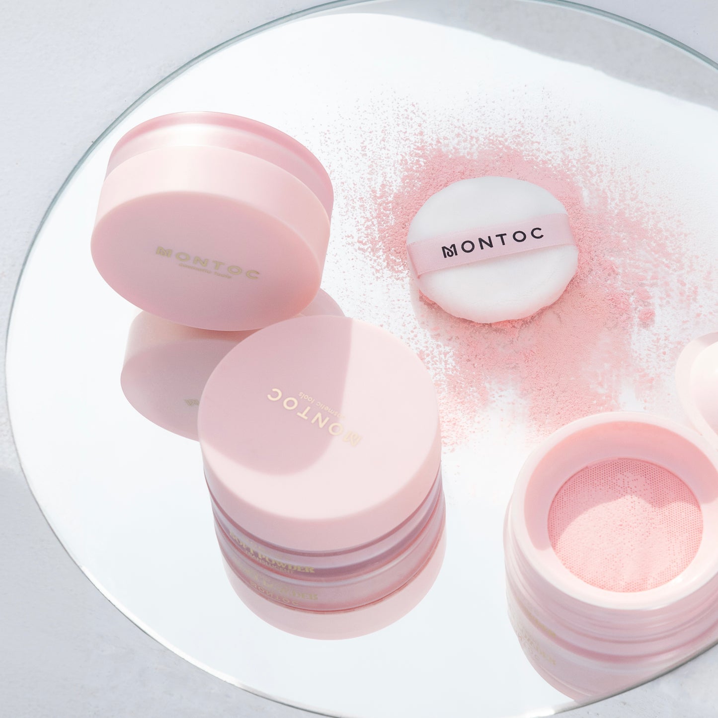 Polvo Suelto Rosado soft-powder Montoc 30g