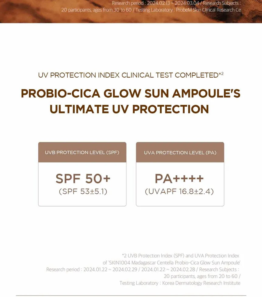 Madagascar Centella Probio-Cica Glow Sun Ampoule 50ml