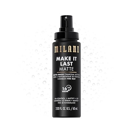 Milani Make it Last Matte - Spray fijador de carbón con acabado mate 60 ml