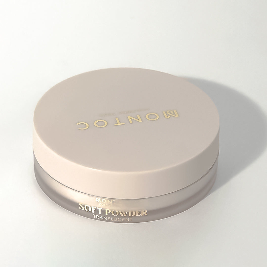 Polvo suelto traslúcido soft-powder Montoc 5G viajero