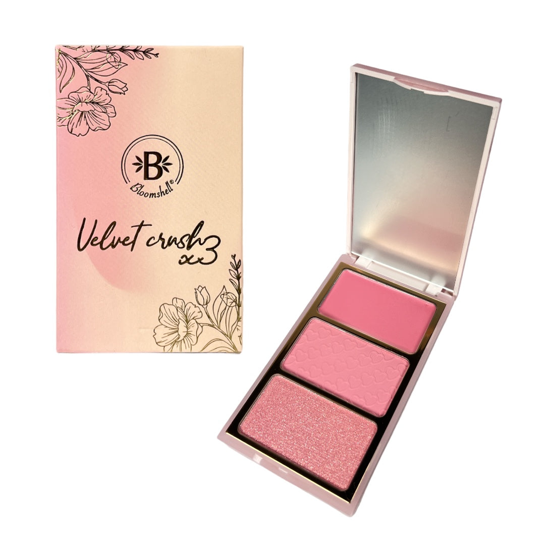 Trio Rubor Velvet Crush Bloomshell