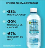 Agua Micelar Garnier con acido salicílico x 400ml Agua Micelar Garnier con acido salicílico x 400ml