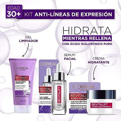 Revitalift Ácido Hialurónico cuidado dia FPS20 Loreal Paris Tuwa 50ml