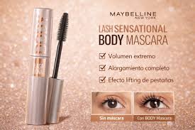 Maybelline Pestañina Lash Sensational Body - efecto lifting WATERPROFF