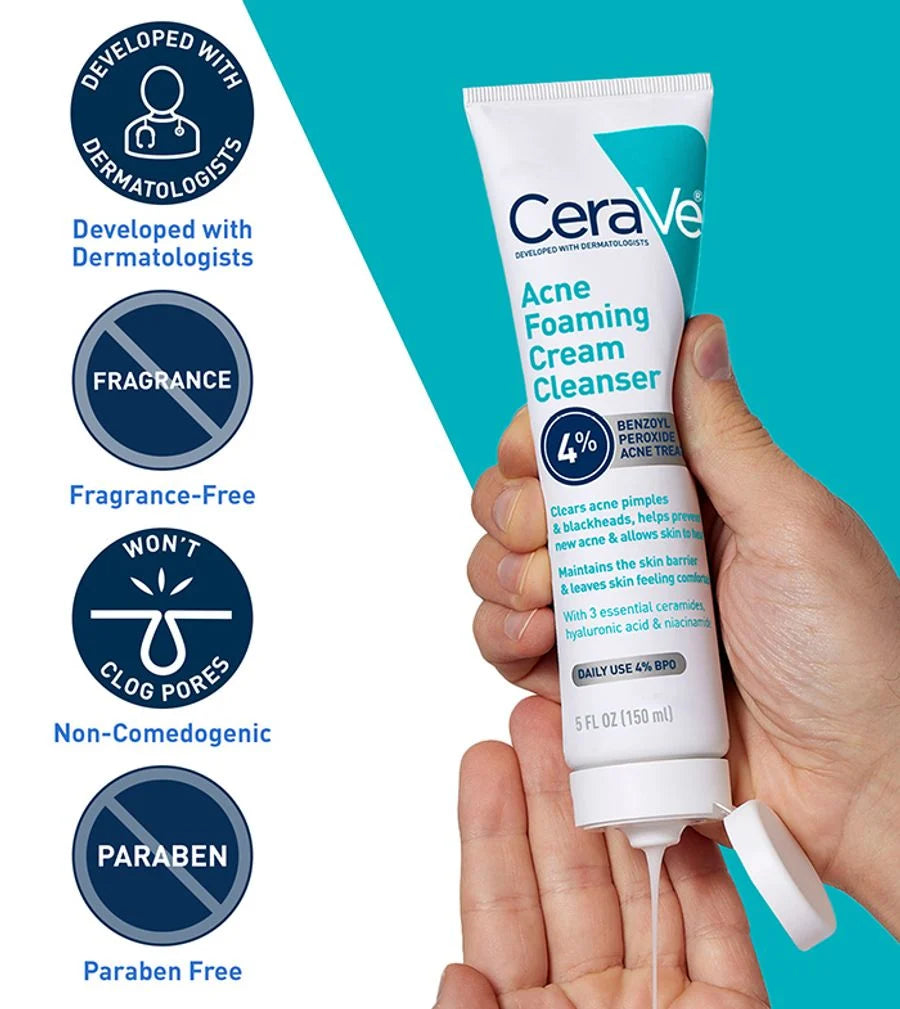 Acne Foaming Cream Cleanser Cerave 150ml