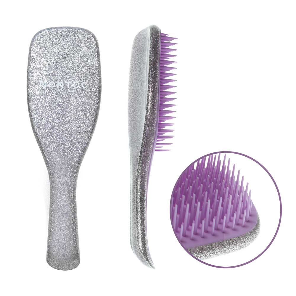 Cepillo Desenredante Purple Shine Montoc
