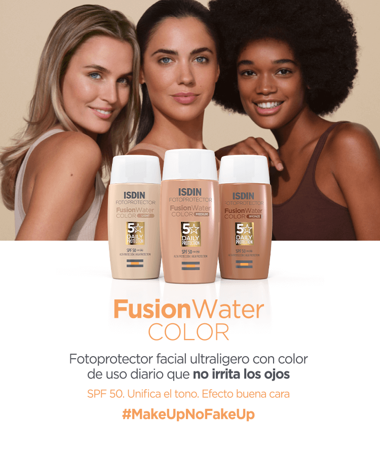 Protector Solar Oil Control Isdin Fusion Water Color Bronce