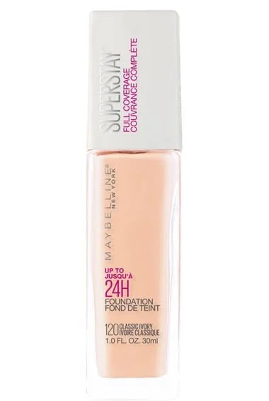 Base Super Stay Maybelline 24H Cobertura Full que desafía el tiempo!