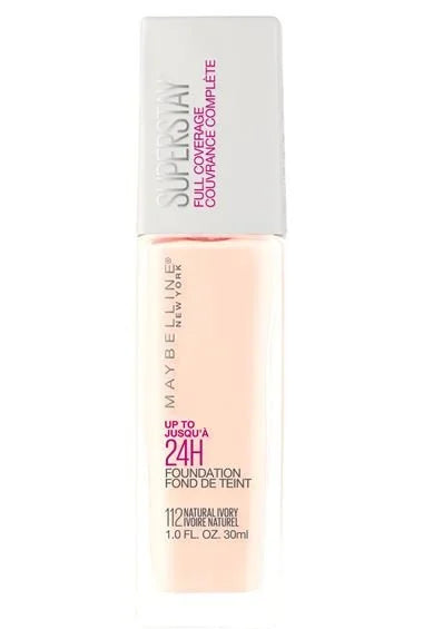 Base Super Stay Maybelline 24H Cobertura Full que desafía el tiempo!