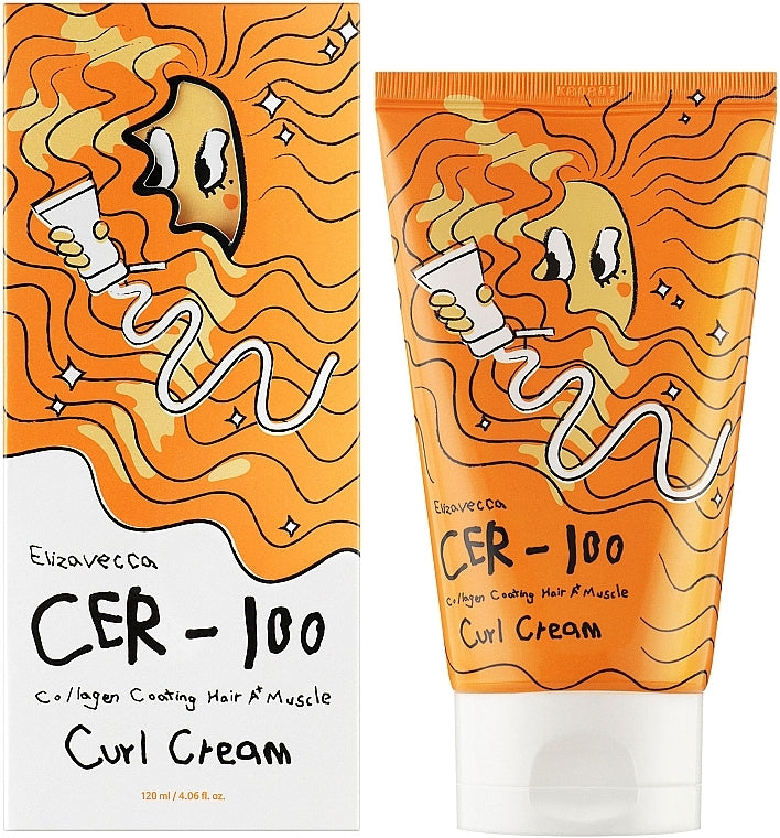 Crema para peinar cabello rizado Cer 100 Elizavecca