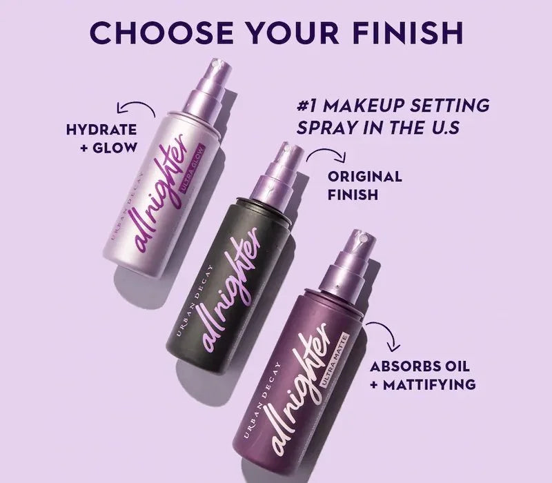 Spray fijador de maquillaje ultramate All Nighter de Urban Decay
