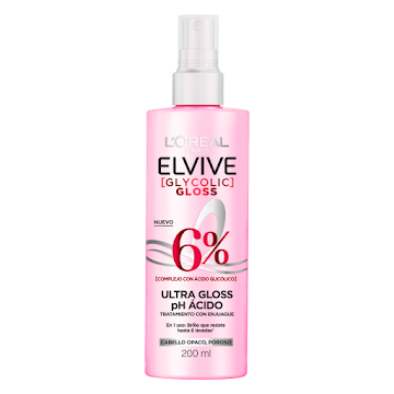 Tratamiento Capilar Elvive Glycolic Gloss Loreal X 200 Ml