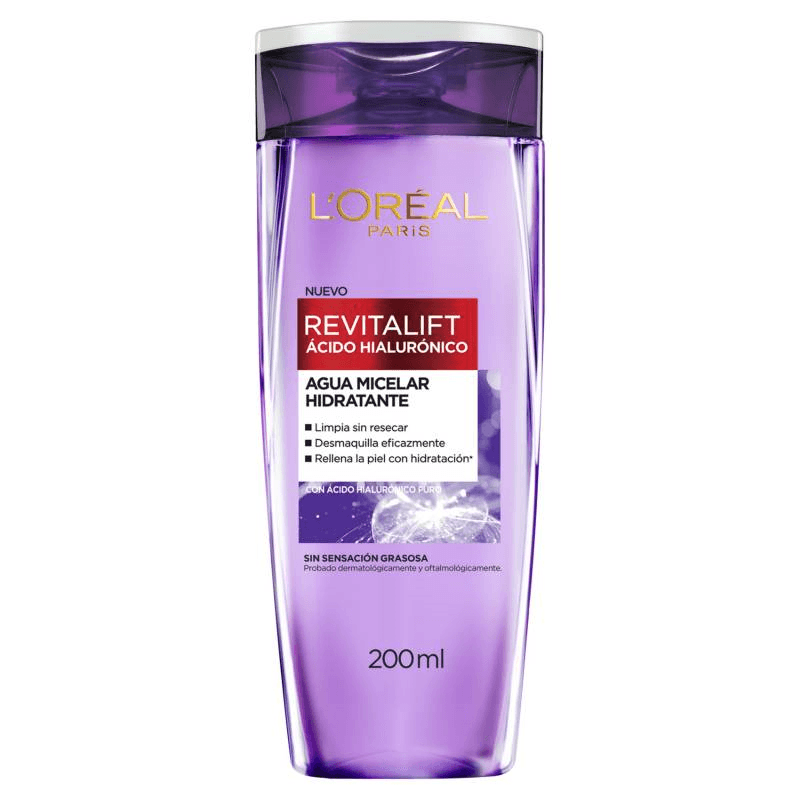 Agua micelar Revitalif  Loreal Paris Tuwa 200ml