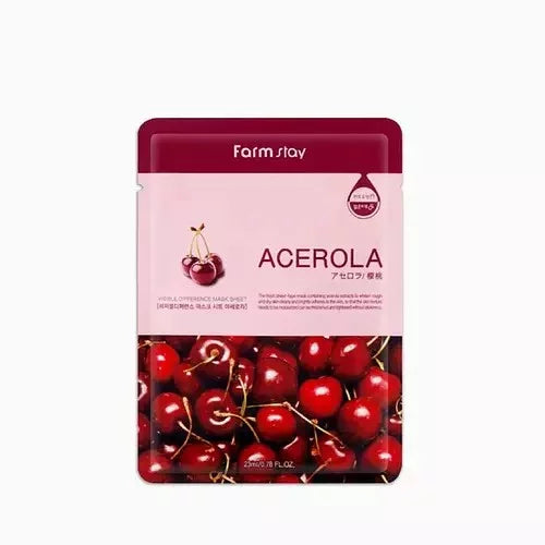 Farm Stay 01 Mascarilla de Acerola | Vitamina C Pura en un Solo Uso