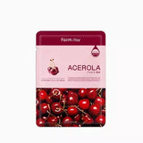 Farm Stay 01 Mascarilla de Acerola | Vitamina C Pura en un Solo Uso