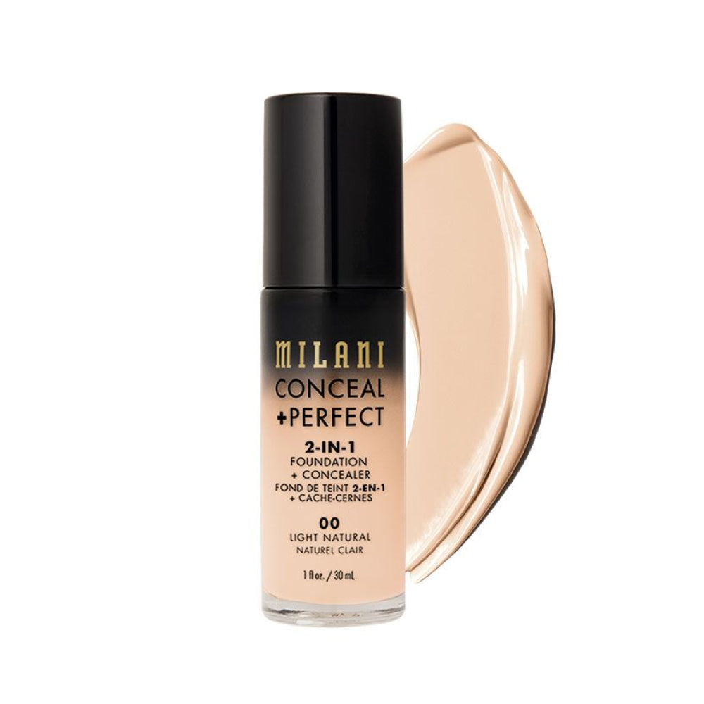 BASE FLUIDA CONCEAL + PERFECT 2-In-1 MILANI LIGHT NATURAL 00