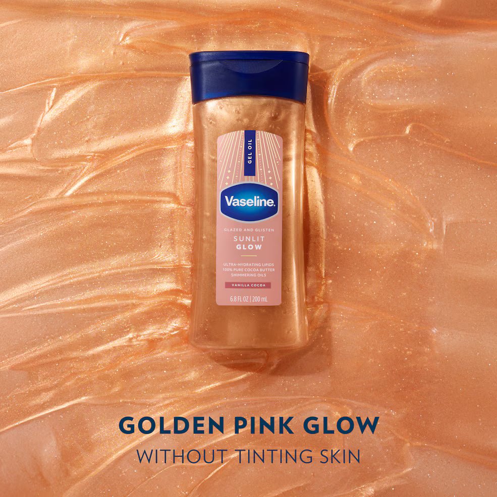 Aceite corporal Sunlit Glow Vaseline 200ml