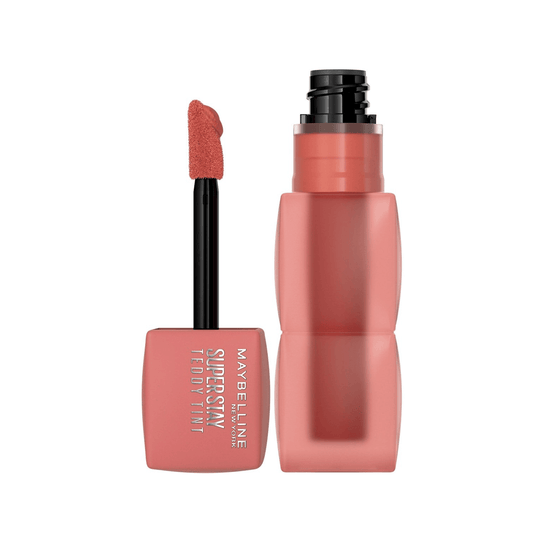 Maybelline SuperStay Teddy Lip Tinta, mate de larga duración para hasta 12 horas de uso, 1 unidad