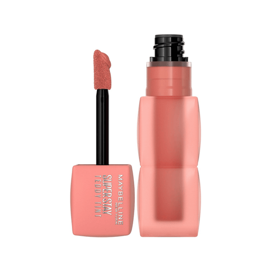Maybelline SuperStay Teddy Lip Tinta, mate de larga duración para hasta 12 horas de uso, 1 unidad