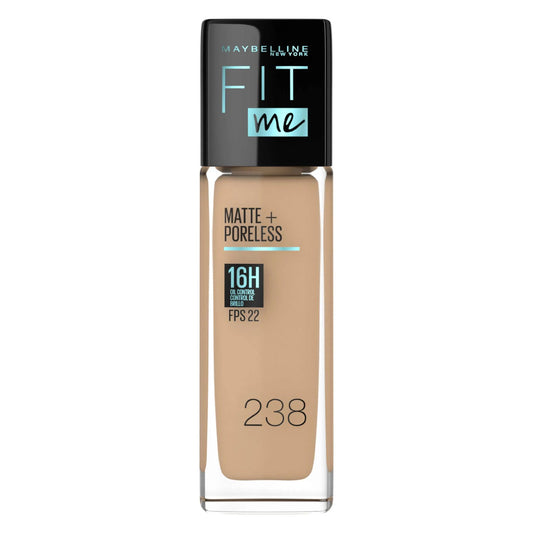 BASE LÍQUIDA MAYBELLINE FIT ME MATTE HONEY 238