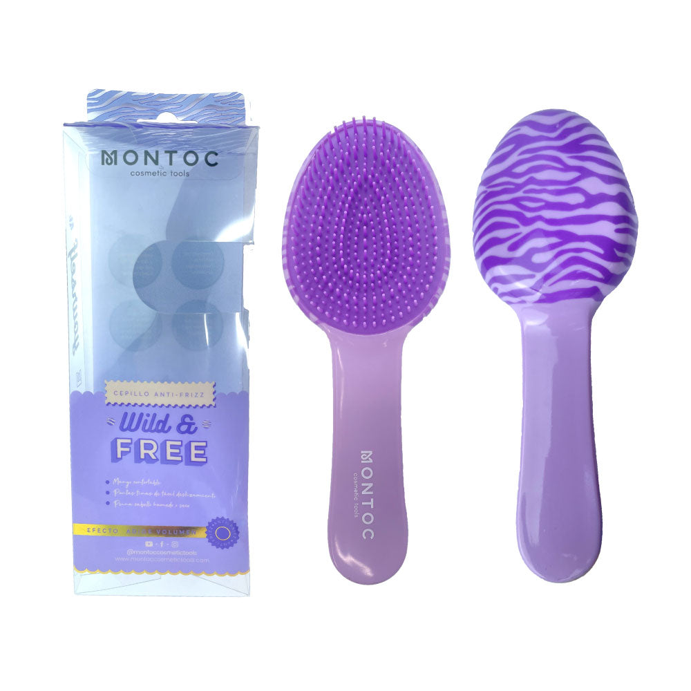 CEPILLO MONTOC ANTI-FRIZ WILD & FREE LILA MONTOC