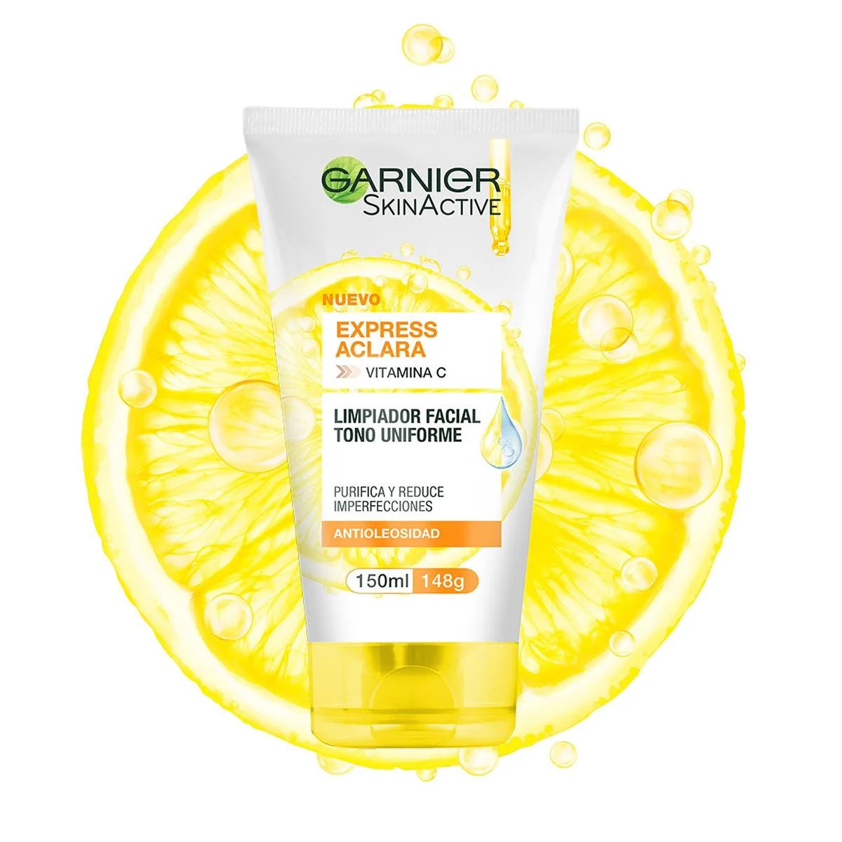 Limpiador Facial Tono Uniforme con Vitamina C Garnier