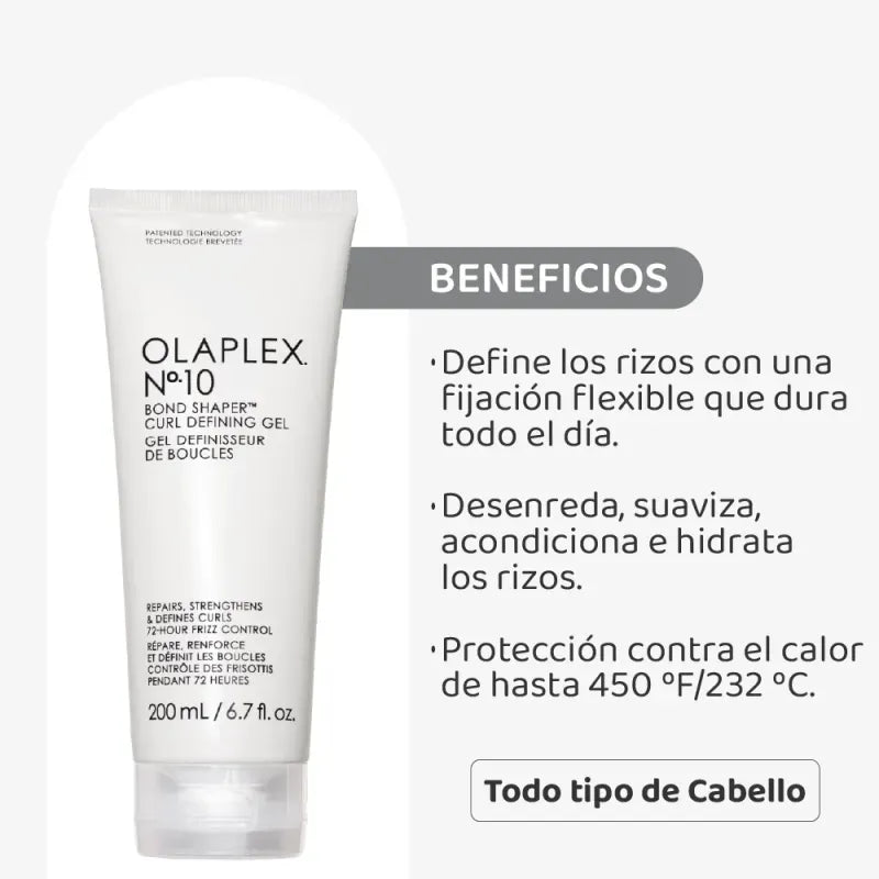 Olaplex Nº.10 Bond Shaper Curl Defining Gel de peinado y definición 200ml