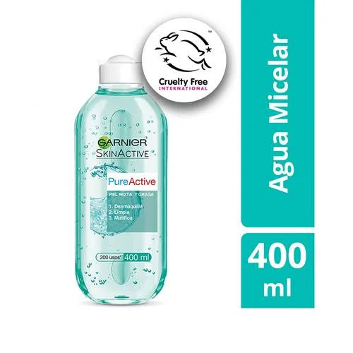 Agua Micelar Garnier Pure Active 400ML