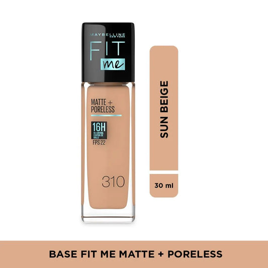 BASE FIT ME MATTE + PORELESS FOUNDATION MAYBELLINE