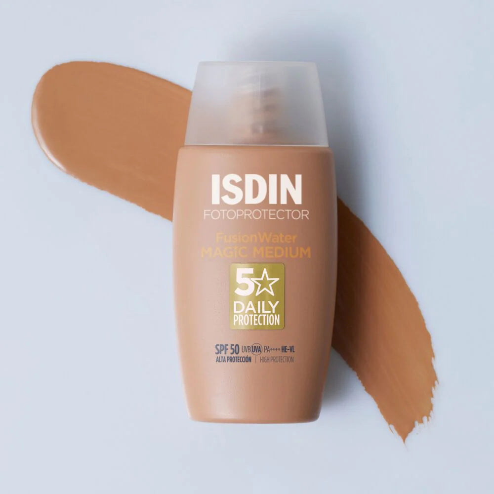 Protector Solar Oil Control Isdin Fusion Water Color 50ml